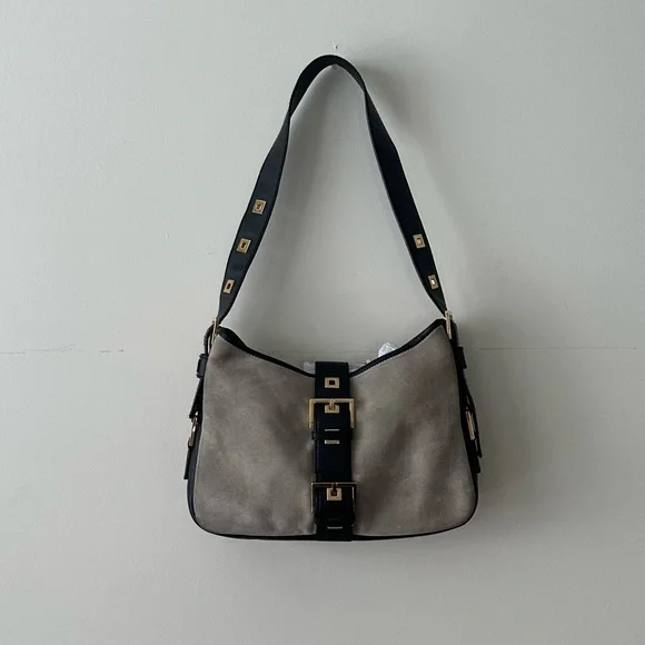 Yves Saint Laurent YSL grey suede bag - Picture 5 of 16